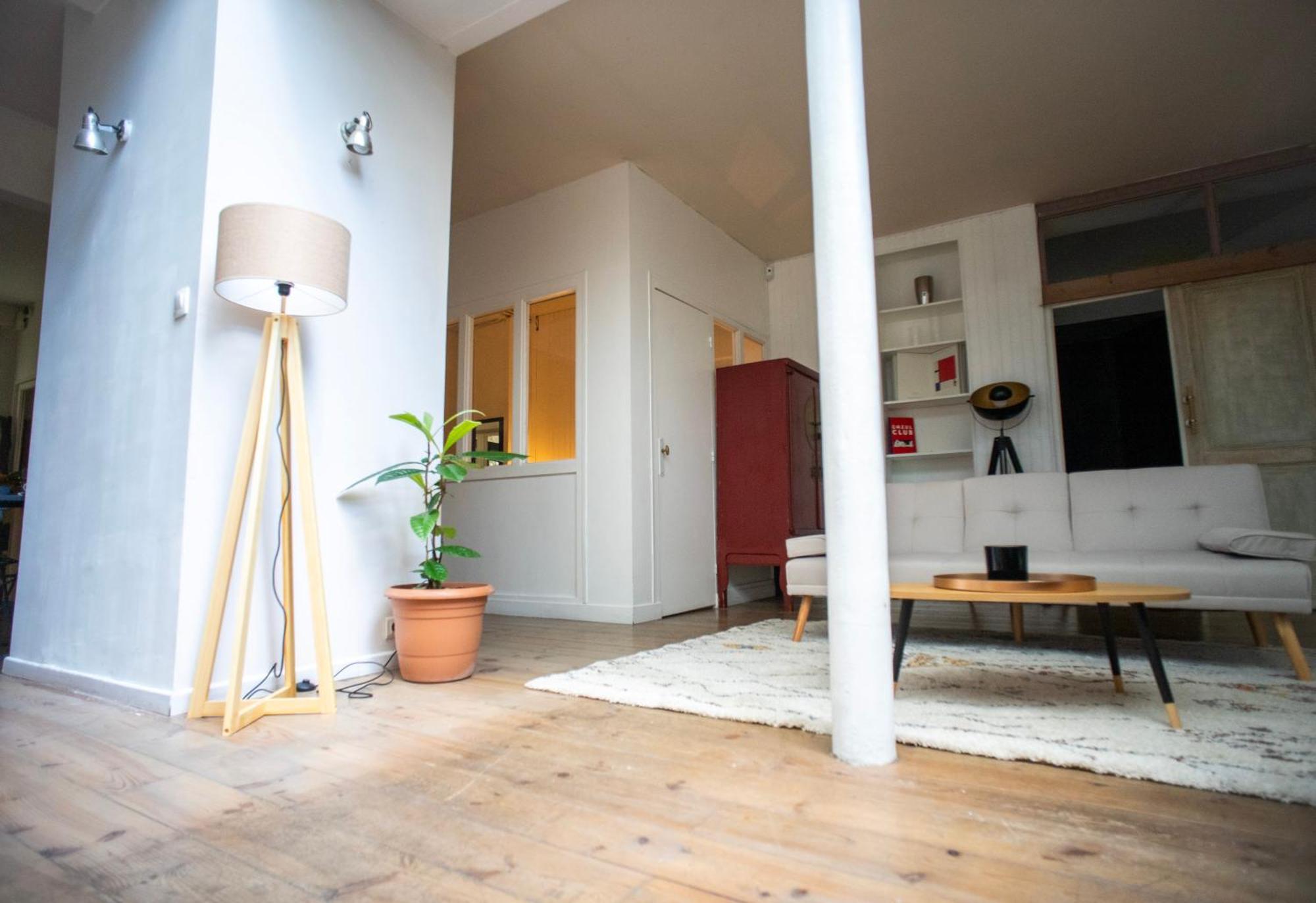Apartamento Loft Branche Dans Le Quartier Le Plus Tendance De París Exterior foto